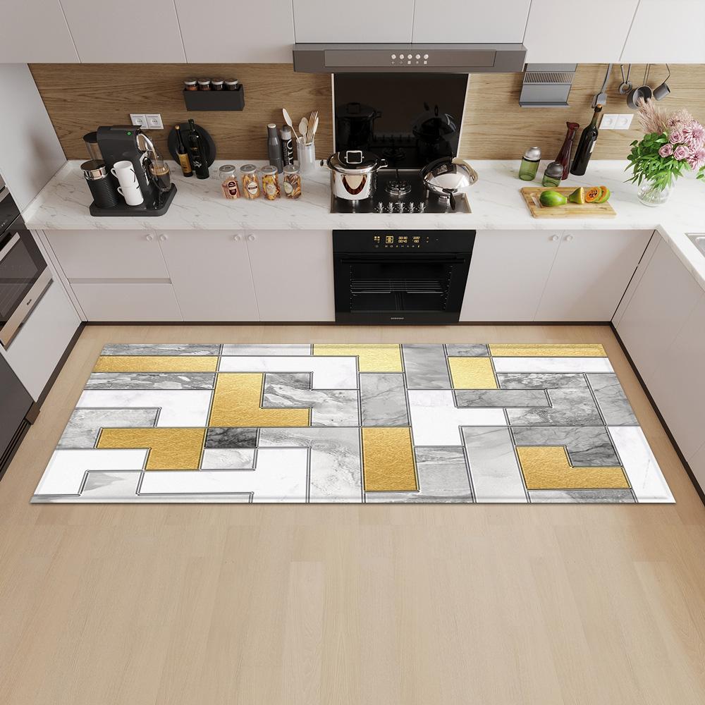 Кухонный коврик, коврик для двери, крыльца, длинный ковер для спальни, дома, балкона, ванной комнаты, нескользящий пол, ковер для гостиной