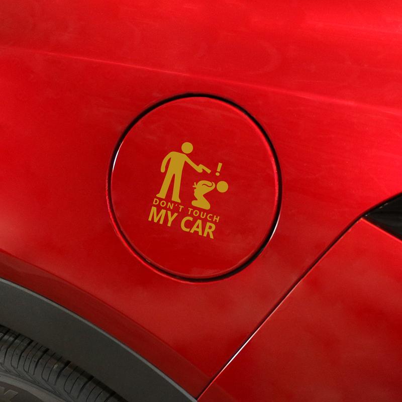 Car Sticker Dont Touch My Car Decor Decal Vinyl Cover Creative Funny Auto Exterior Decoration Motor Door Side Window Accessories