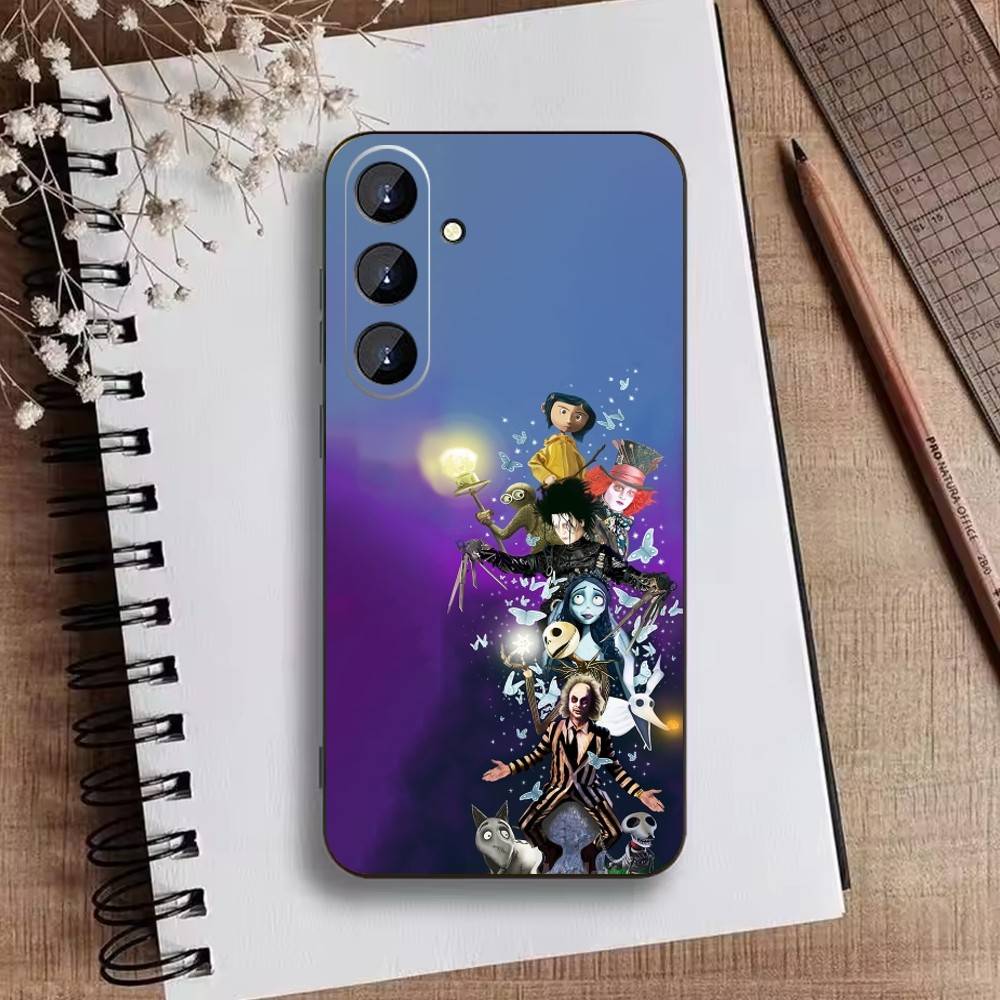 Чехол для телефона «Труп Невесты» для Samsung Galaxy A73, 21, 22, 32, 71, 53, 52, 51, 80, 5G Мягкий черный чехол