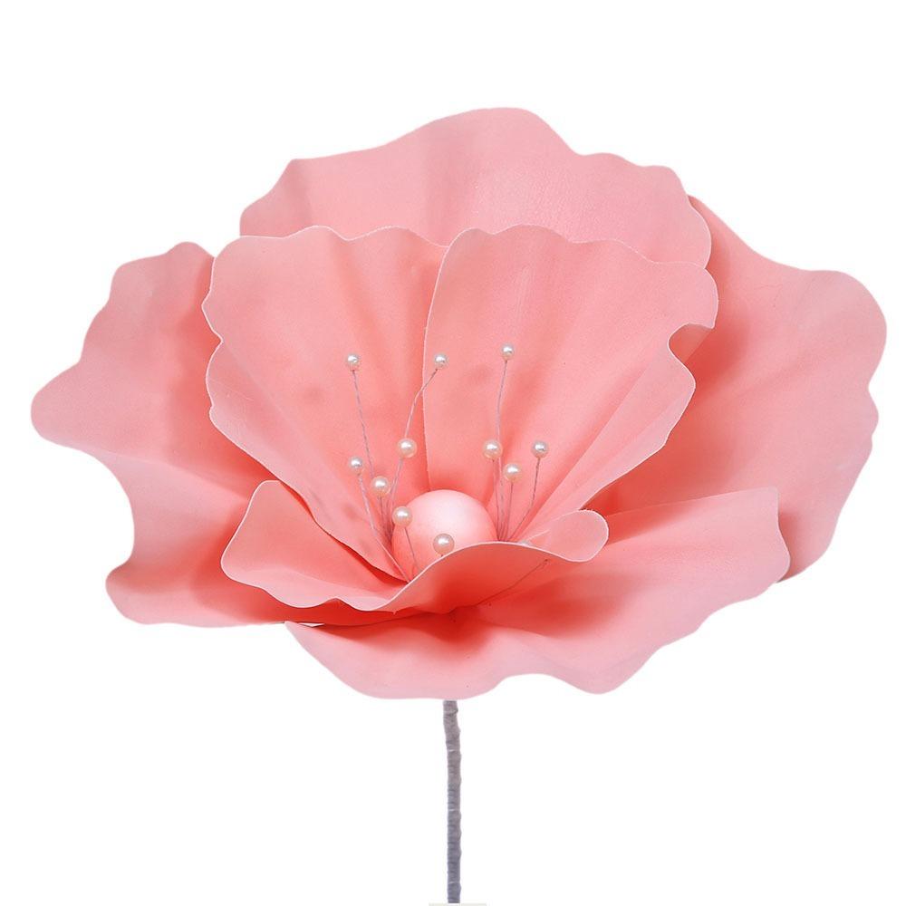 40cm Wedding Road Flower Giant Photography Props NEW Simulation Corn Poppy  Wall