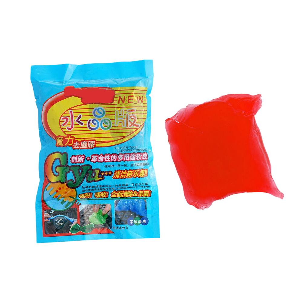 Гель для чистки автомобиля Многоразовый очиститель клавиатуры Очиститель воздуховодов Слайм Удаление пыли и грязи Автомобильный гель Набор грязи-шпатлевки USB Для ноутбука Очищает