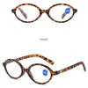Small Oval Reading Glasses for Women Black Computer Anti Blue Light Glasses for Reading Trend Hyperopia Lenses with Recipe+1.0 +1.5 +2.0 +2.5 +3.0