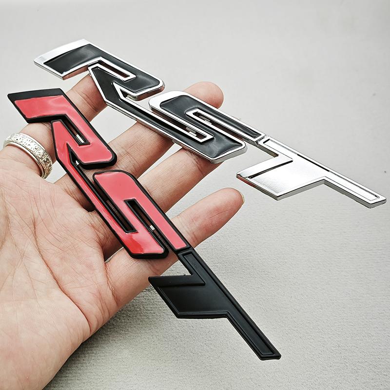 AABHC1 3D Metal Car Sticker Logo RST Emblem Front Fender Rear Trunk Badge For Chevrolet Silverado Tahoe Suburban Traverse Accessories