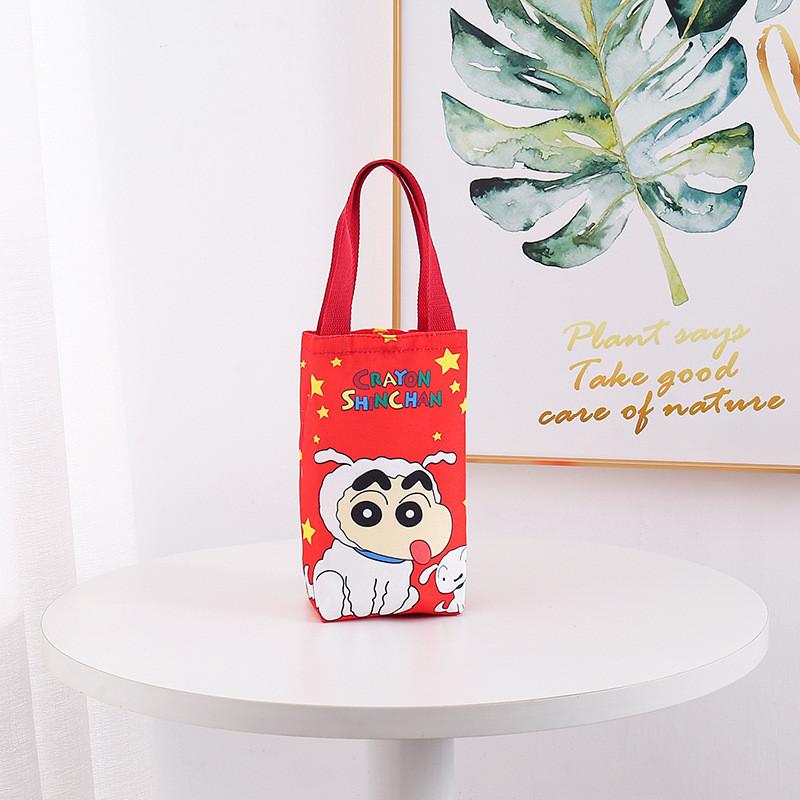 Crayon Shin Chan Shiro Action Kamen Pattern Cup Umbrella Canvas Storage Bag