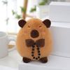 Кукла капибара Милая плюшевая игрушка капибара Брелок Украшения для рюкзака Подвеска для сумки