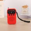 Карманный радиоприемник W-213 с двойным питанием, FM/AM, зажимом и фонариком