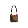 Coach Kleo 17 Classic Monogram Leather Saddle Bag Women handbags Rust C5691-IME7V