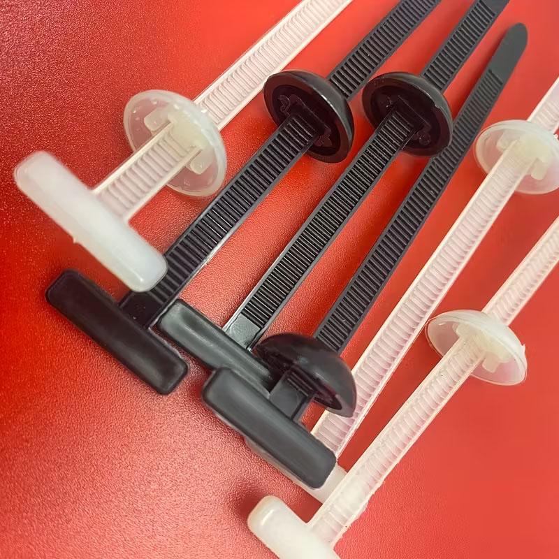 10-500 шт. Белые самоблокирующиеся нейлоновые кабельные стяжки-защелки Стяжки для проводов Раскрывающиеся zip-ленты Крепеж для автомобильных труб и кабелей Фиксатор для пучков