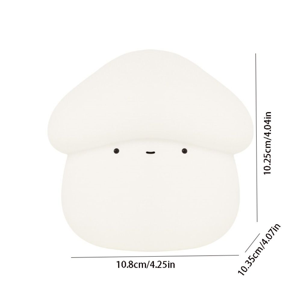Декор комнаты Силиконовый гриб Ночной светильник Мягкий таймер Светодиодный ночник Милый USB зарядка Настольный светильник Дети