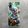 Коала Каваи Милое Животное Принт Мягкий Чехол для Xiaomi Redmi Note 14 13 12S 11S Чехол для Телефона 10 Pro Plus 11E 11T 12 11 10S 5G Обложка