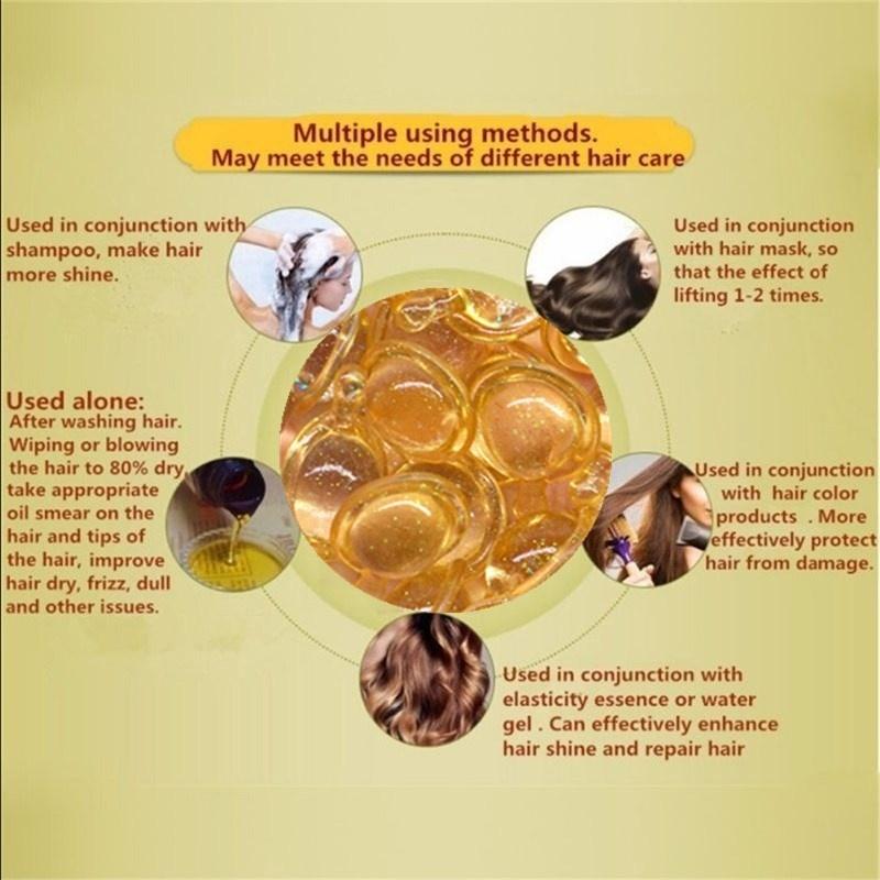 15/10/26 шт. Уход за волосами и защищает сухую поврежденную кожу головы, лечение растительного масла для волос, маска для волос