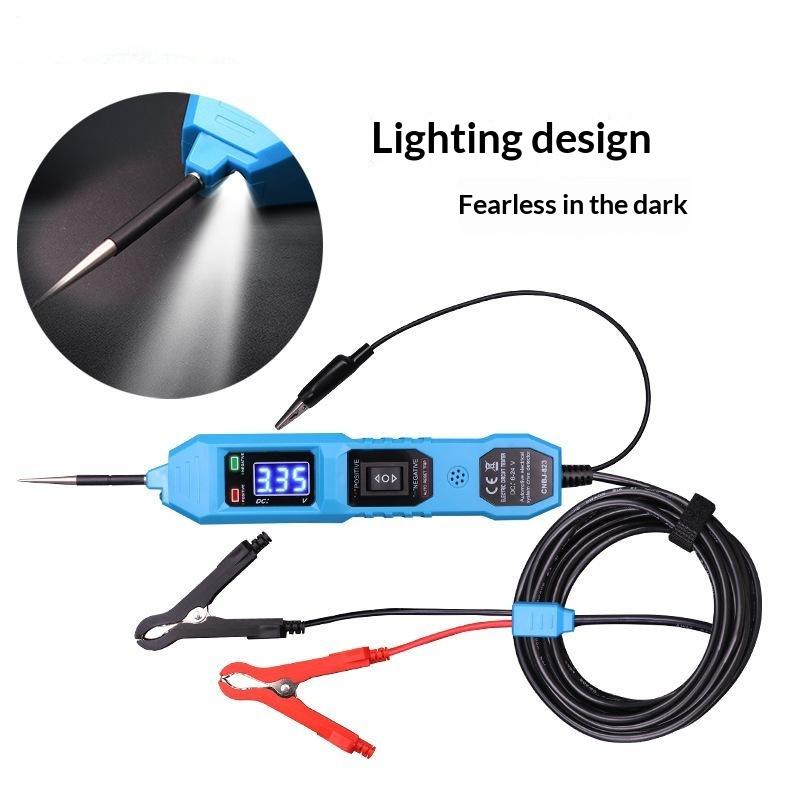 Car Circuit Tester Probe Digital Voltage Test Pen Short Circuit Finder Open Circuit Detector For Automotive Repair Checking