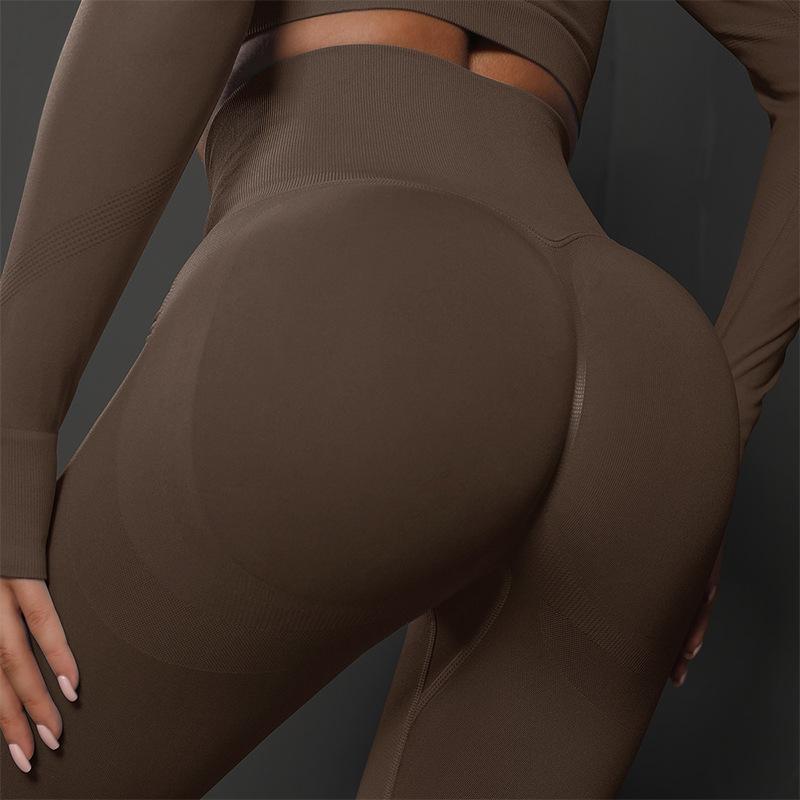 High Waist Seamless Yoga Pants - Hip Lifting Running Leggings for Women