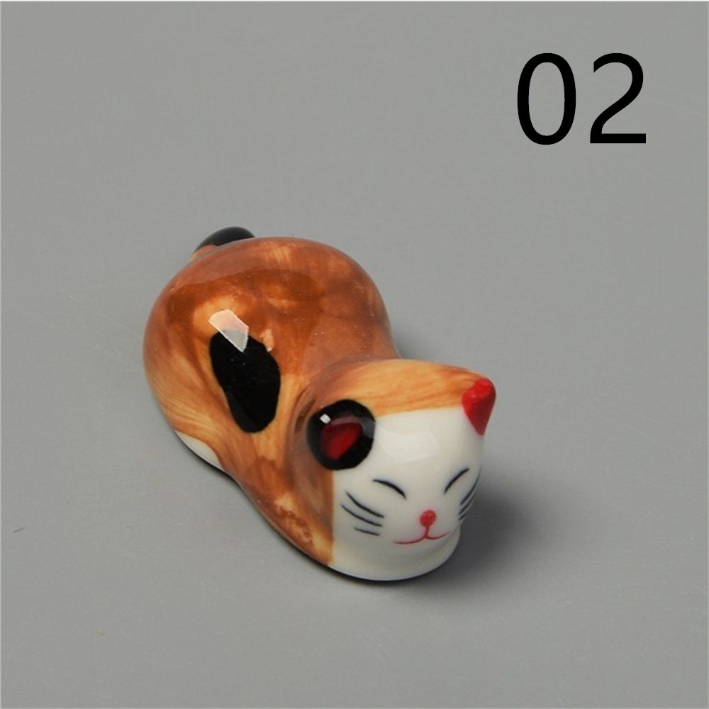 Creative Spoon Fork Rest Luck Japan Lucky Cat Cutlery Stand Ceramic Japanese Chopsticks Holder