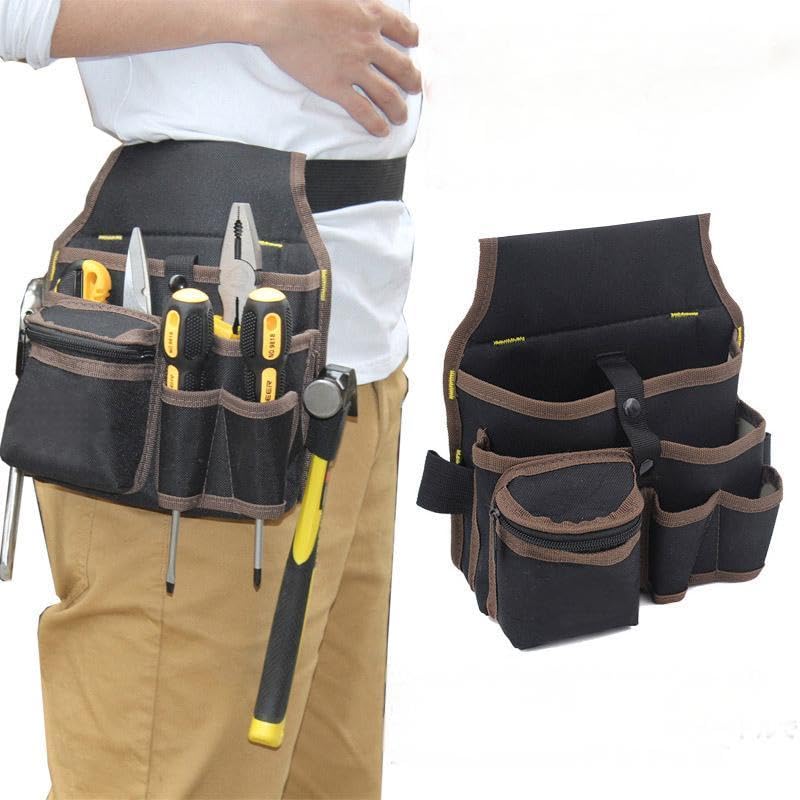 Tool Waist Nail Tool Waist Tool Work Tool Work Waist Tool Tool Waist Tool Storage Tool Apron Detachable Waist Bag with Pockets Electrician's Bag, Bag,