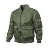 Multi-pocket Work Jacket Men's Autumn and Winter Coat Bomber Jacket Men's Flight Jacket Men