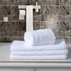 Five-Star Hotel Quality Pure Cotton Bath Towel Thickened Oversized Solid White Color Knitted Washcloths for Swimming Bathing