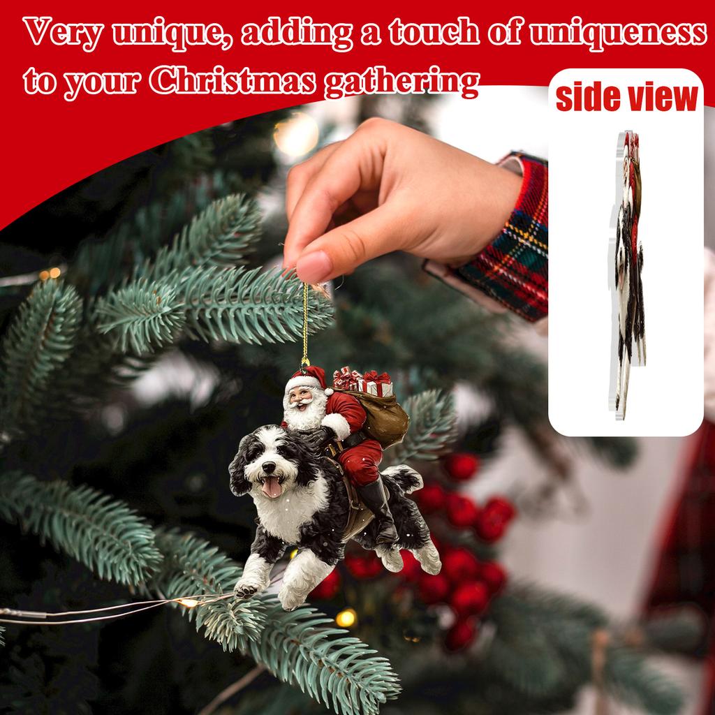 2D Рождественские украшения, Акриловая плоская елка, Домашний декор, Подвеска на елку