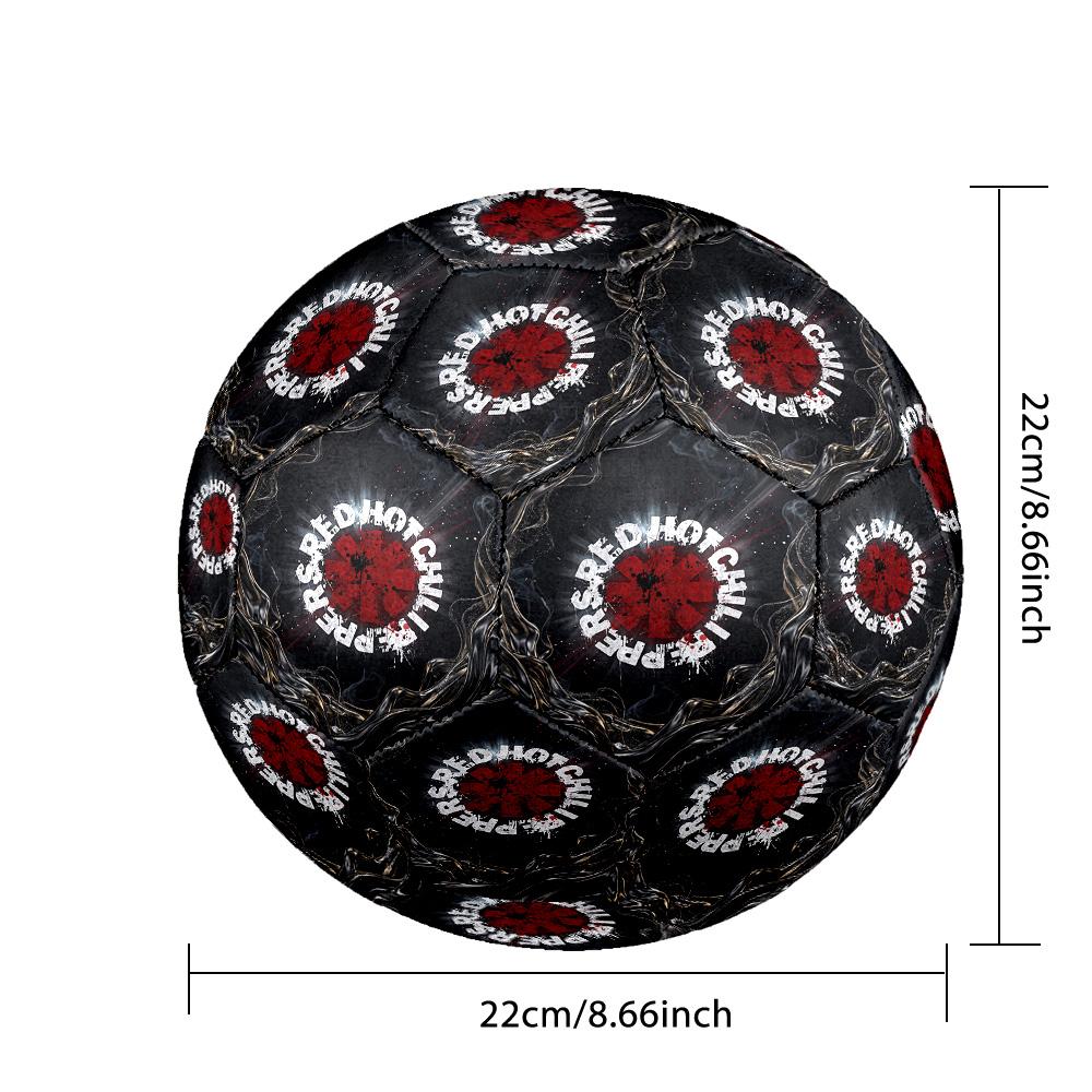 Red Hot Chili Peppers Print Standard Size 5 Soccer Ball Durable Shock?Absorbing Ball For Training Match Outdoor Play