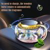 Solar Fragrance Car Air Freshener Carousel Solar Power Rotating Propeller Aroma Diffuser Auto Interior Decoration Aromatherapy