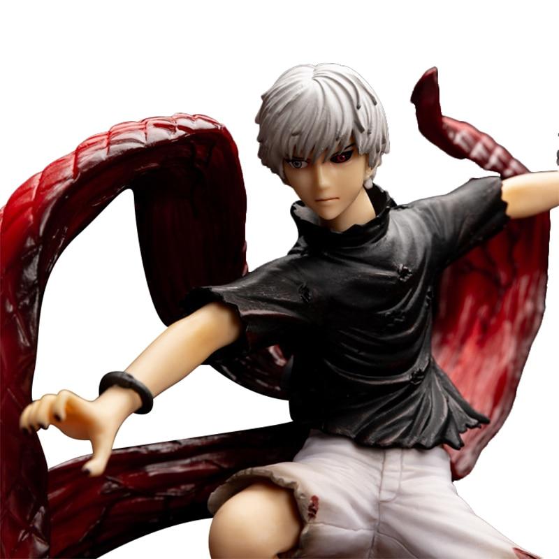 Anime Model Eyepatch Ken Kaneki Battle Version Action Figure 43cm Statue Collection Toy Desktop Decoration Figma