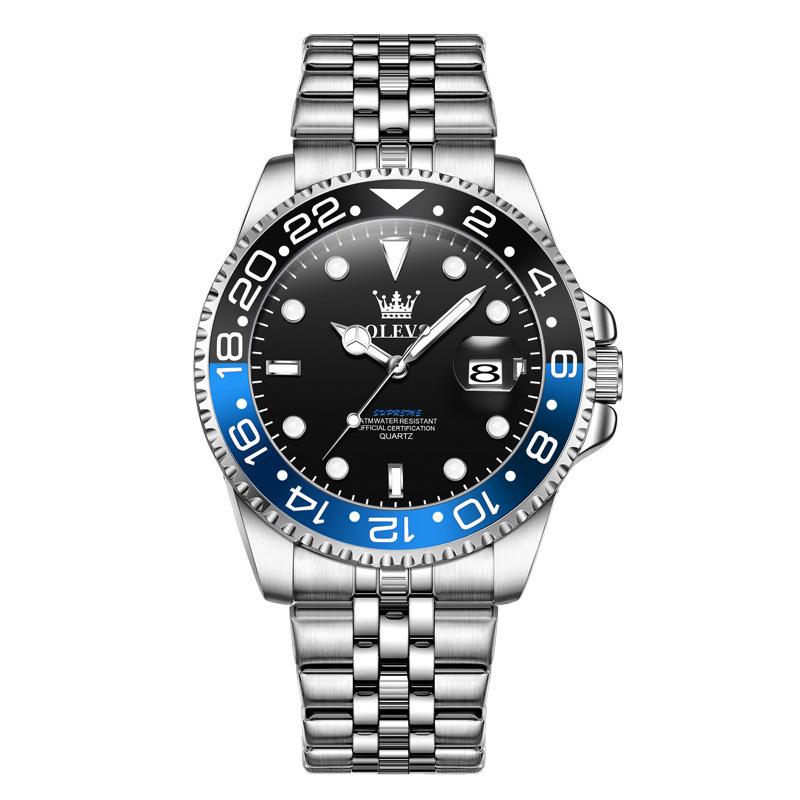 OLEVS Светящиеся Водонепроницаемые Мужские Кварцевые Часы