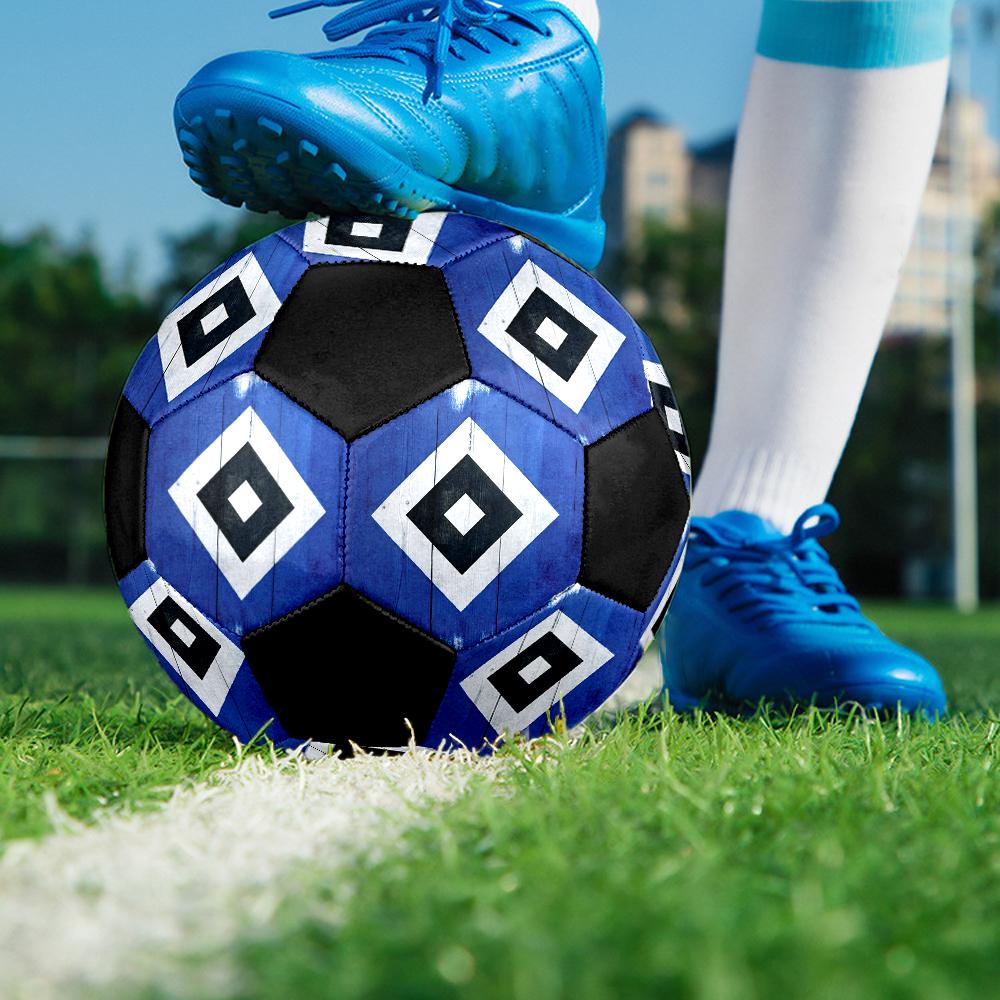 Футбольный мяч Hamburger SV, разноцветный, подходит для всех возрастов, машинная сшивка, материал ПВХ, соревновательного класса, прочный и с высоким отскоком