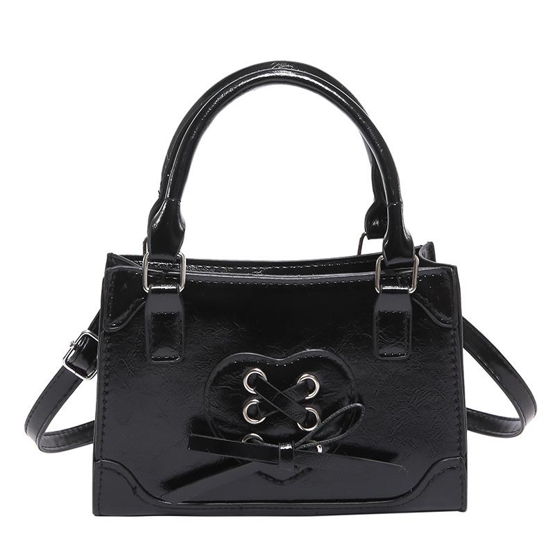 Легкая Роскошь Высокая Ценность Плечевая Маленькая Квадратная Сумка Осенняя Мода Бант Простая Повседневная Сумка Мессенджер