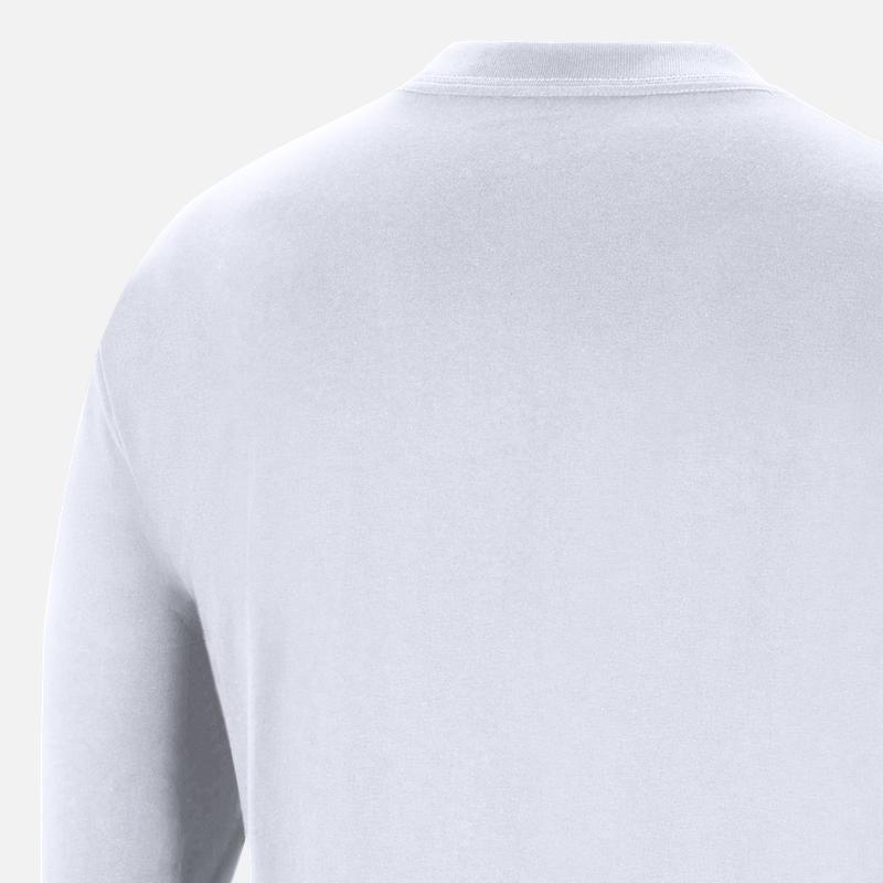 Jordan Повседневная футболка с длинным рукавом и большим логотипом NBA Boston Celtics, мужские топы белого цвета FN1253-100