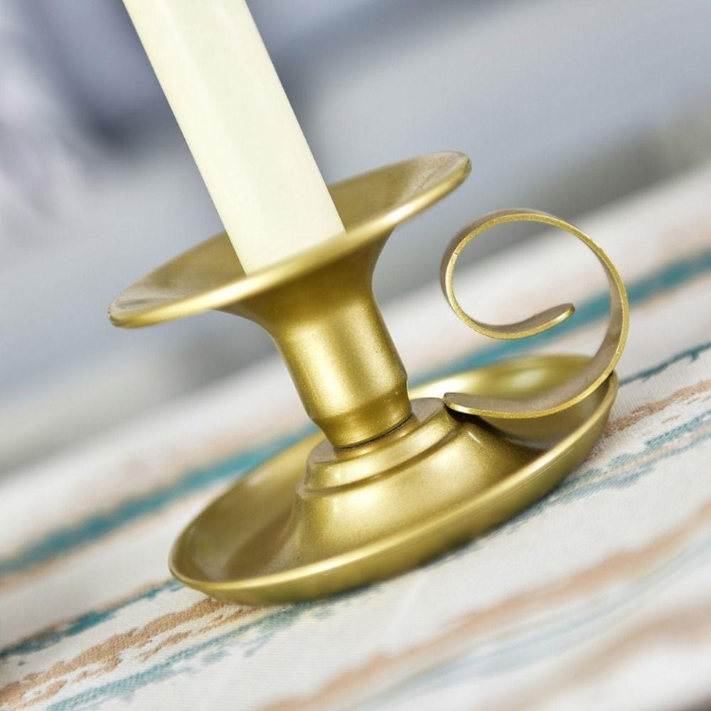 Романтический подсвечник-чашка из кованого железа, свадебный поднос для свечей, железный подсвечник, реквизит для вечеринки