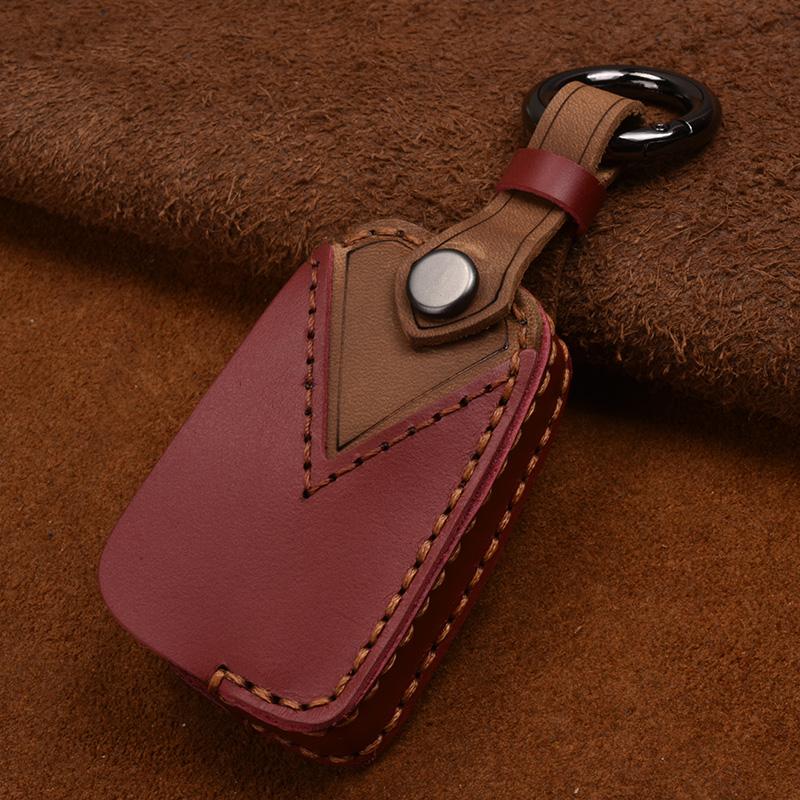 Leather Car Key Case Full Cover Protection For Volkswagen VW Jetta Golf 7 MK7 Seat Ibiza Leon FR2 Altea Aztec Polo Passat Tiguan