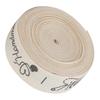 1pcs 1.5cm Width DIY Sewing Ribbon Fonts Printed Fabric Craft Ribbon Cotton Ribbon Tape  Packaging
