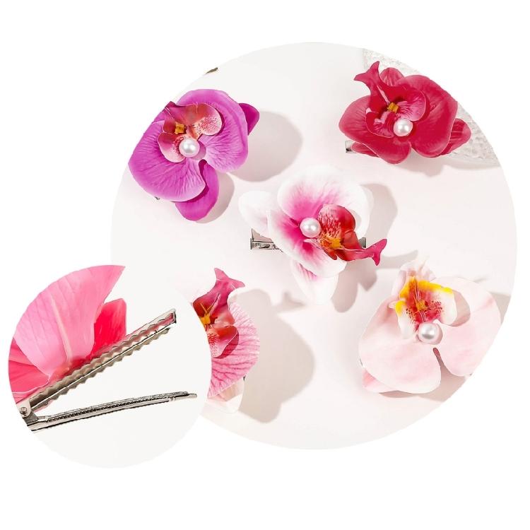 Colorful Hair Accessory Beautiful Flower Hairpin Claw Hair Clip for Fashionistas