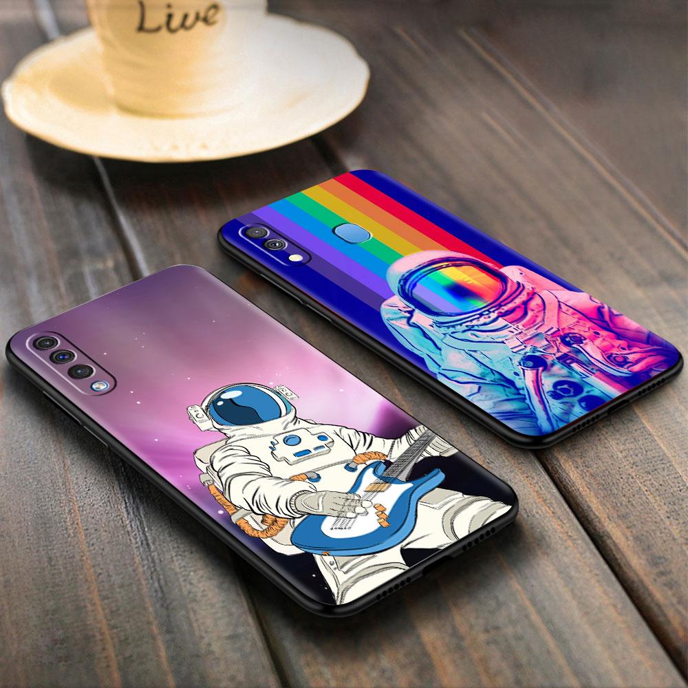Мягкий чехол для Samsung Galaxy Note 20 Ultra 10 Plus Lite A50 A70 A20 A40 A20e 9 8 A60 A10e Funda Чехол для телефона Космос Крутой Астронавт