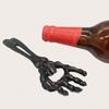 1pc-Skull Hand Bottle Opener - Black Metal, Perfect For Halloween Parties & Bar Decor, Unique Gift For Men