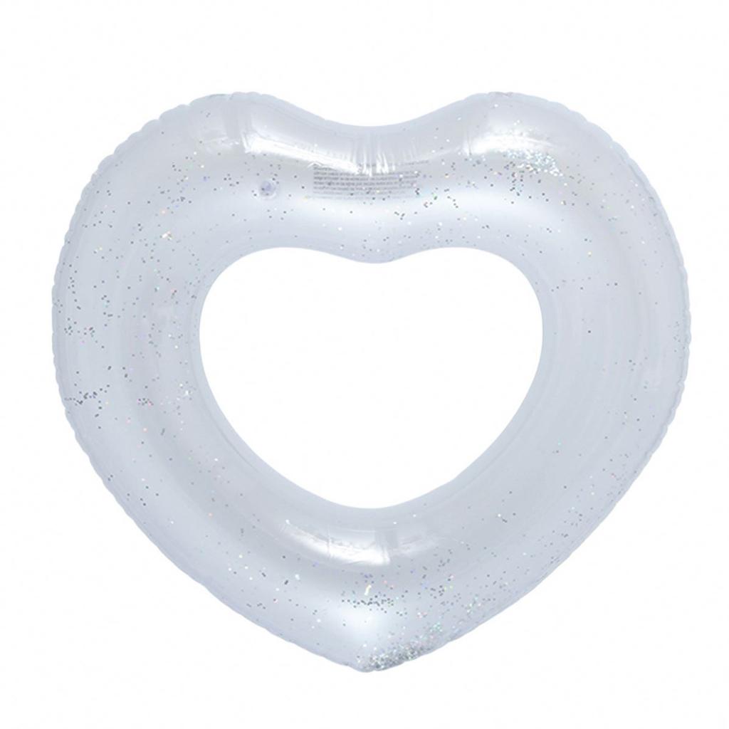 Inflatable Portable Foldable Swimming Ring PVC Waterproof Lightweigh Pool Bubble Toy
