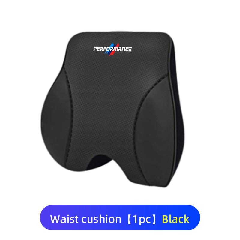 LXEQ4 New 2025 Car Lumbar Support Headrest Waist Neck Pillow Auto Seatrest Cushion For BMW M Power Sport M1 M3 M4 M5 M6 E90 E39 F30 F1