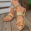 Модные женские шлепанцы Модные золотые сандалии с перемычкой для пальца Женские летние шлепанцы на плоской подошве Пляжные шлепанцы Женские Легкие шлепанцы Слайды Женские