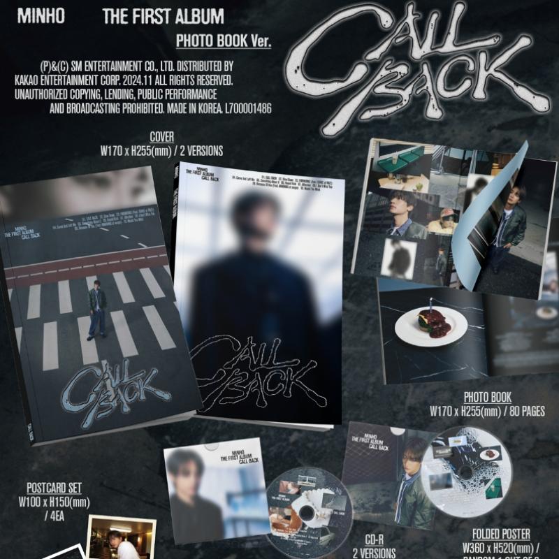 Minho   Call Back Vol. 1 Full Album  Photo Book Ver. 