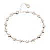 UNI.J Heavy Heart Silver Bracelet Ib322