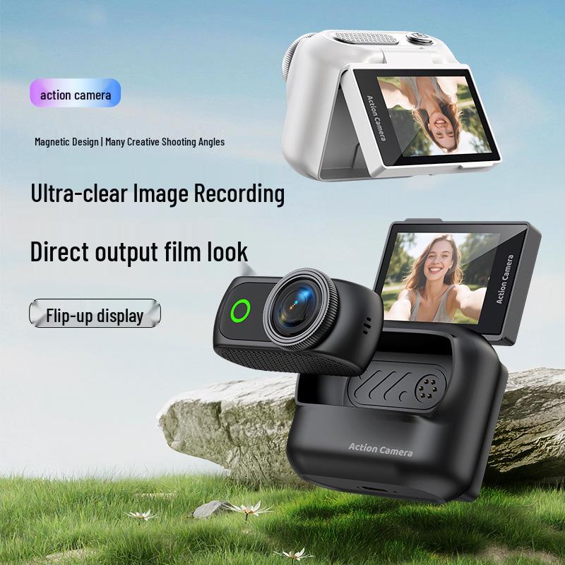 New Anti-Shake Sports Camera: WiFi Thumb Cam with Magnetic Mount for Outdoor Cycling