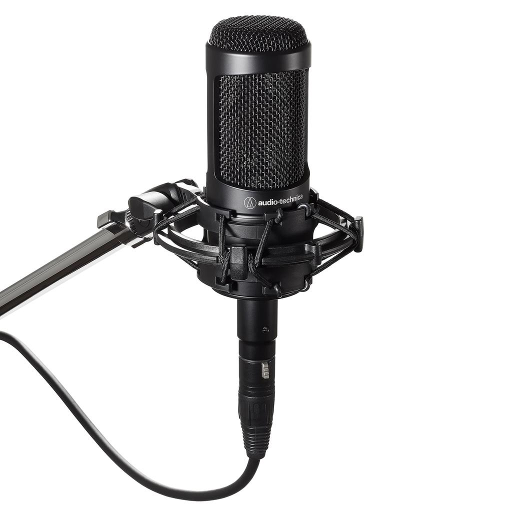 Audio Technica AT2035 Condenser Microphone Cut Shock Mount Unidirectional/Low Switch/Pad Switch/Dedicated Included/Recording/Home Recording/Video
