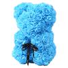 25cm Romantic Fake Rose Flower Foam Bear Doll Valentines Day Birthday Xmas