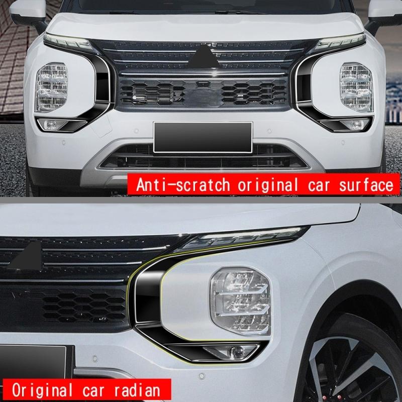 Для Mitsubishi Outlander 2016- 2024 Накладка на фару Накладка на противотуманную фару Наклейка