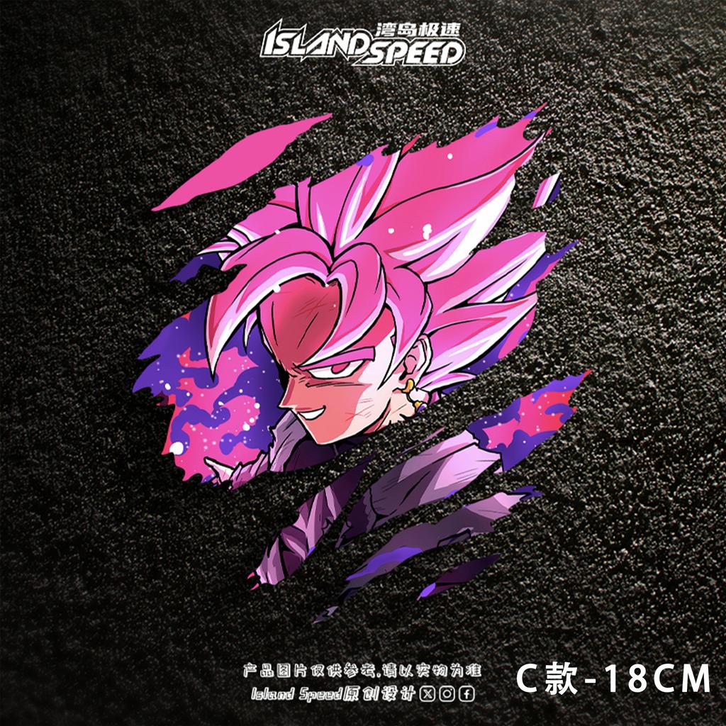 Аниме Dragon Ball Наклейка на машину 'Слеза' Личность Креативная Высокая ценность Покрытие от царапин Декоративная наклейка