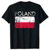 Смешные винтажные футболки с флагом Польши, гордость, летний стиль, графические, хлопковые, уличная одежда, короткий рукав, польские подарки, футболка, мужская одежда