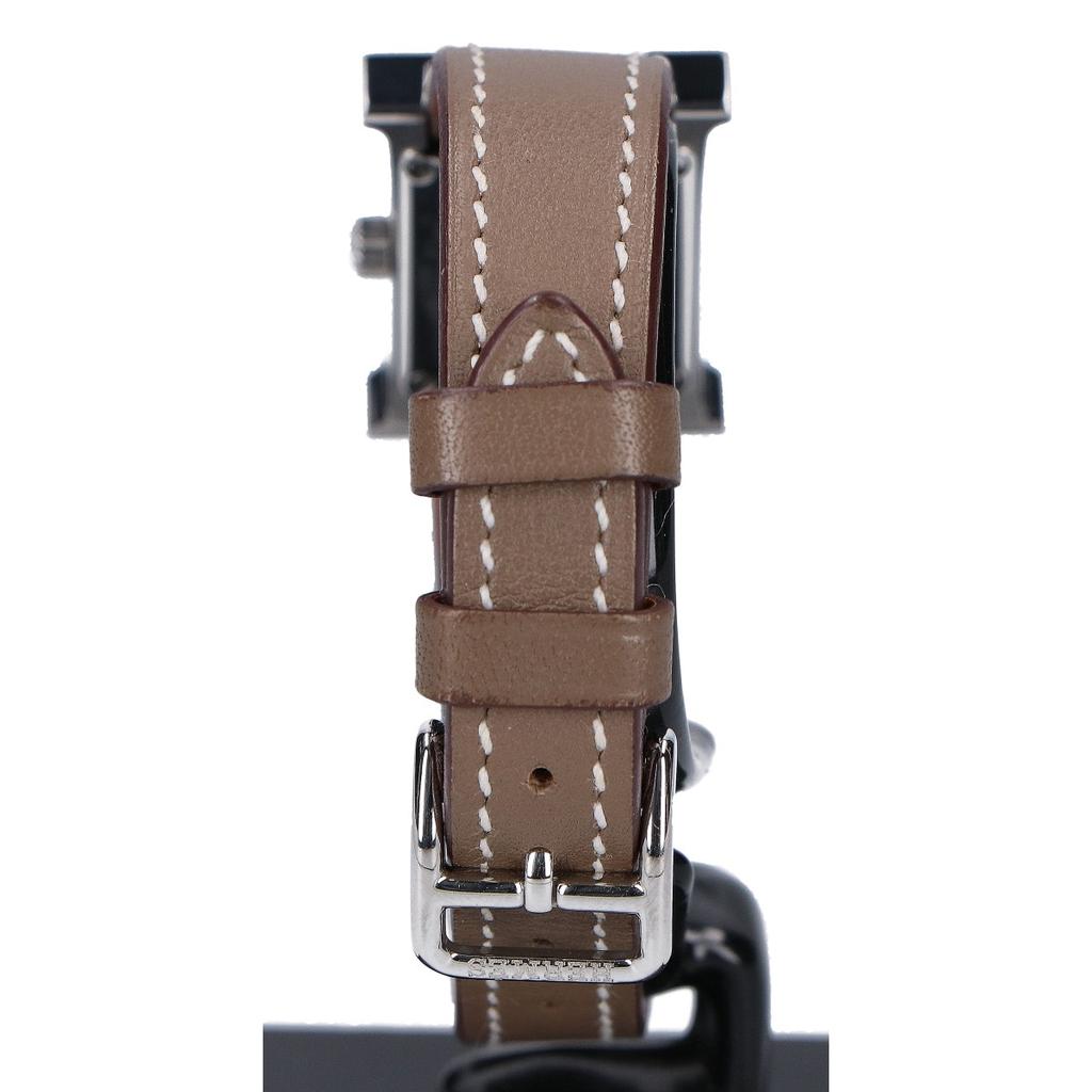 HERMES [Excellent Condition] HH1.110 U Stamp H Watch Mini White Dial Quartz Watches 0.8" Silver/EtoupUsed