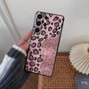 Чехол Leopard для iPhone Samsung A55 A35 M34 S24 Xiaomi Redmi 13 Pro 14C Huawei Honor противоударный бампер для телефона черный матовый TPU с защитой от царапин и полным покрытием