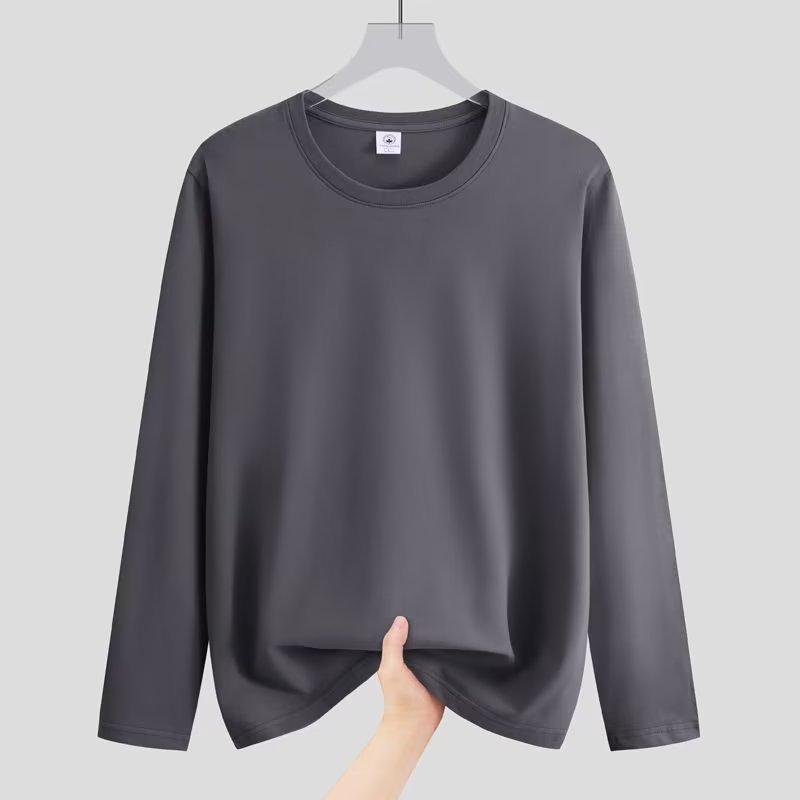 Men's Trendy Long-Sleeve T-Shirt - Spring/Fall Loose Fit Base Layer