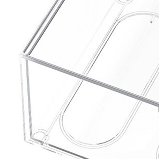 Акриловый Органайзер для Хранения Прозрачный Органайзер с Выдвижными Ящиками Пылезащитный Органайзер для Косметики Очки Чай Кофе Канцелярские Принадлежности Настольный Контейнер для Хранения